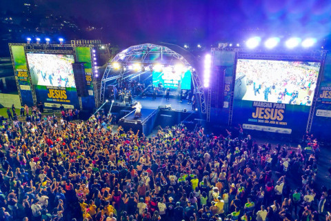 São João del-Rei recebe a Marcha para Jesus - Rei dos Reis 2026 nos dias 18 e 19 de setembro.